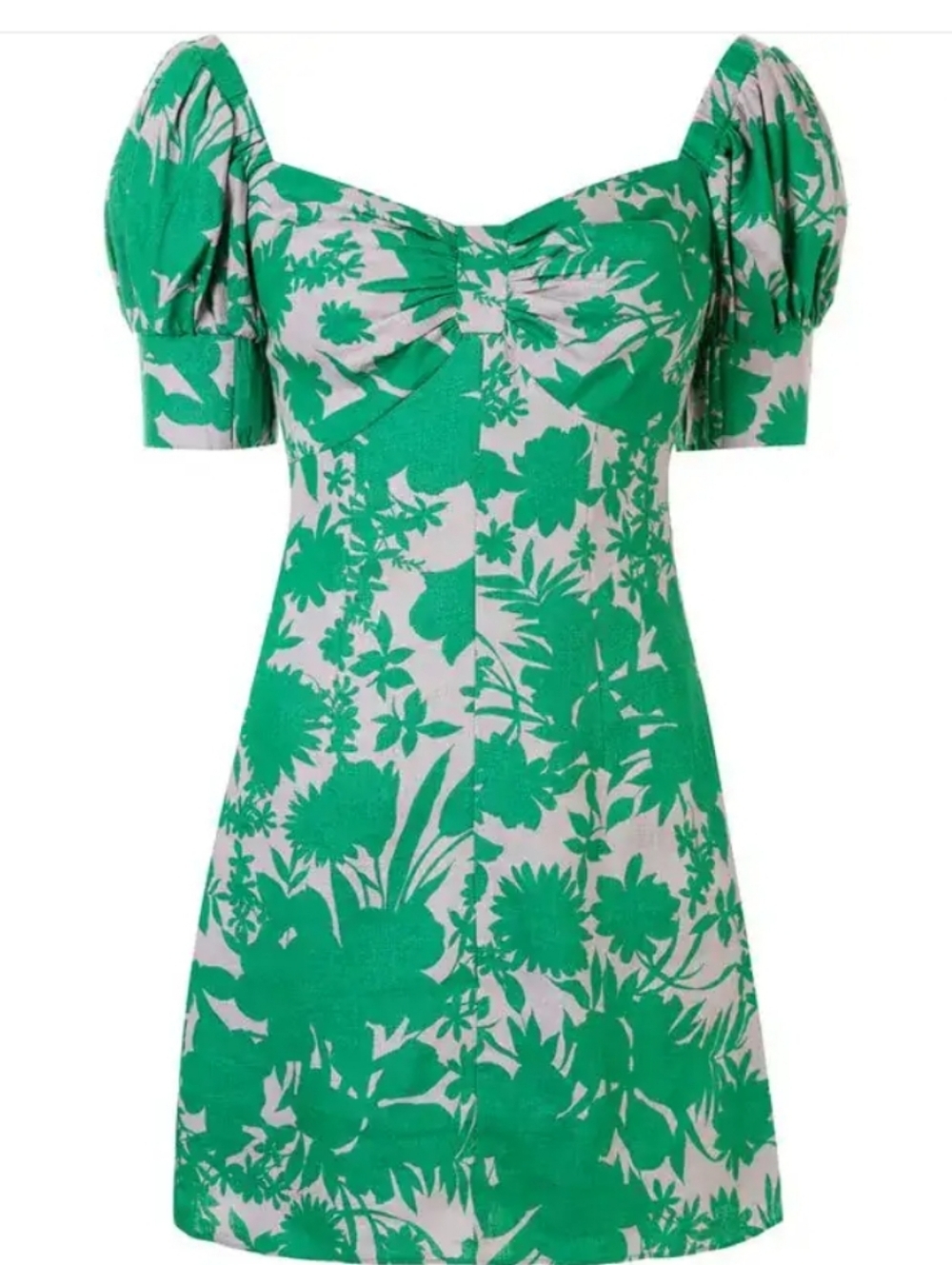 Alexis Pilou Linen Floral Mini Dress size L